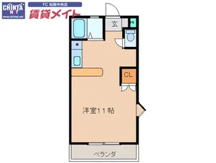 丸井ビル【3階】の間取り