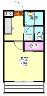 カメリアハイツ【1階】の間取り