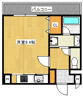 ハピネス尼崎【1階】の間取り