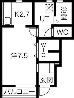 エルシオン A棟【1階】の間取り