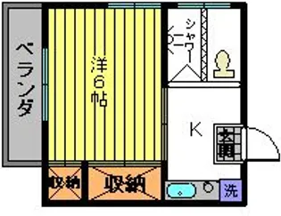 東京都北区東田端2【マンション】の間取り