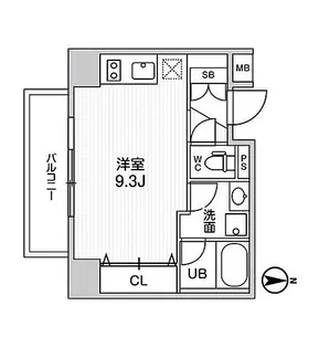 東京都台東区清川2【マンション】の間取り