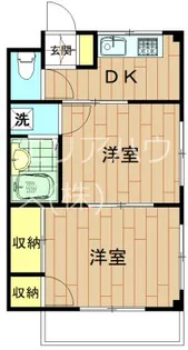 神奈川県川崎市中原区下小田中3【マンション】の間取り