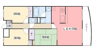 それいゆ五番館【1階】の間取り