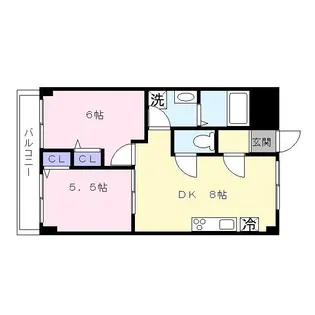 シャトー早香【4階】の間取り