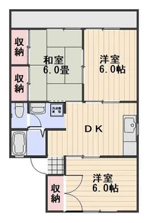 エントピア虫明【1階】の間取り