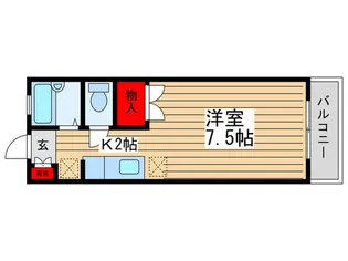 スズキ第2ハイツ【1階】の間取り