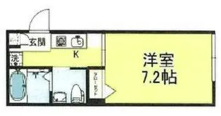 SSフラット【1階】の間取り