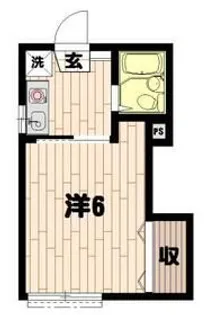 サンハイツ岡野【2階】の間取り