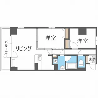 シティコート北1条【11階】の間取り