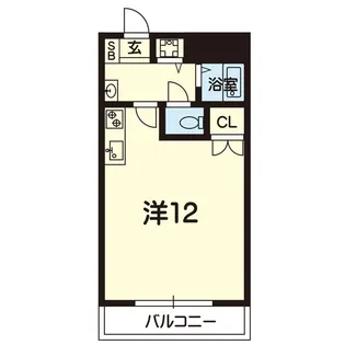 THE SECOND 代継橋【6階】の間取り