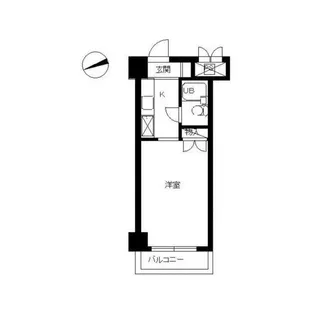 スカイコート八王子【4階】の間取り