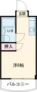ベルハイム畷【4階】の間取り