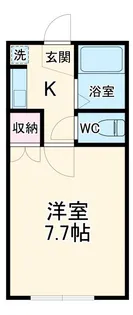 小美玉メゾンオークラ E棟【2階】の間取り