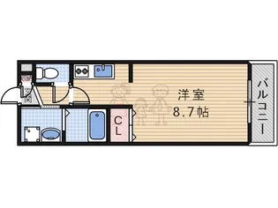 レーヴメゾン東住吉【2階】の間取り