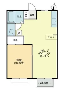 フォブールホロニックB【1階】の間取り