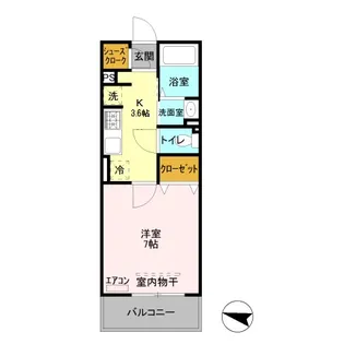 リヴィエール【2階】の間取り