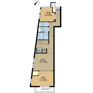 パレ・ホームズ高井戸II【4階】の間取り