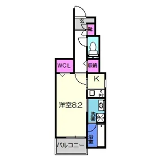 モンテローザ【1階】の間取り
