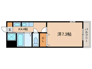 ランドスケープ草牟田【3階】の間取り