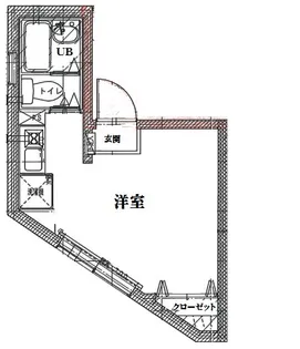 リーヴェルポート横浜英町【2階】の間取り