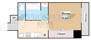 GLUCK MAISON S-SHINFUKAE XIII【2階】の間取り