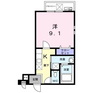 大阪府堺市北区北長尾町4【アパート】の間取り