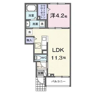 神奈川県相模原市南区相南4【アパート】の間取り
