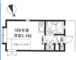 赤羽ツゥー・ツゥー【1階】の間取り