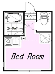 ユナイト六浦パーリーの杜【1階】の間取り