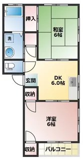リステル西村I【2階】の間取り