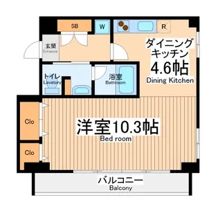 クオーレ【5階】の間取り