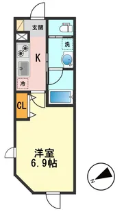 東京都葛飾区新小岩1【マンション】の間取り