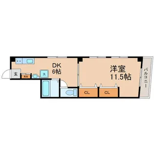 東京都江戸川区平井6【マンション】の間取り