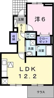 アトレ城原IV【1階】の間取り