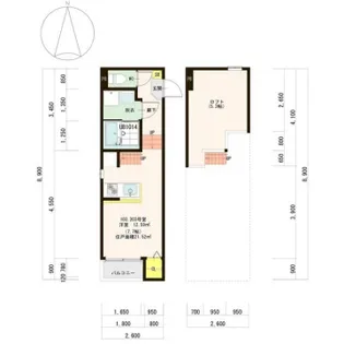 ロジェ井尻【2階】の間取り