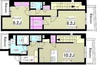 T′s Calm【5階】の間取り