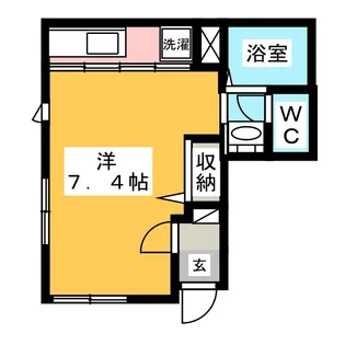 メゾン アドニス【1階】の間取り