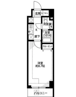 東京都台東区根岸5【マンション】の間取り
