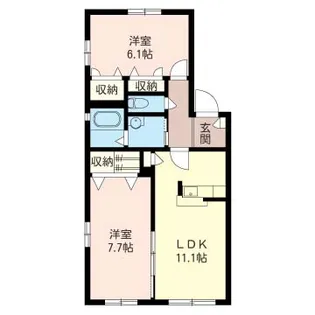 プレミールC【2階】の間取り