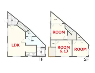 神奈川県横浜市南区平楽【一戸建】の間取り
