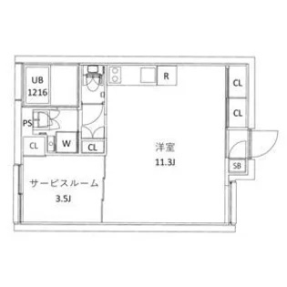 CITY WALK新江古田【4階】の間取り