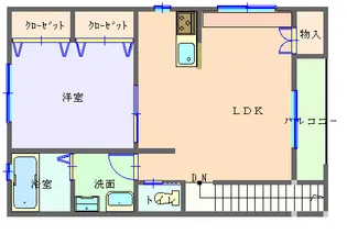 深谷市榛沢新築アパート【2階】の間取り