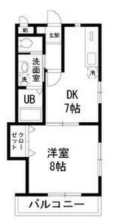 メゾンダジュール10番館【2階】の間取り