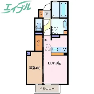 フェリチターレ【1階】の間取り