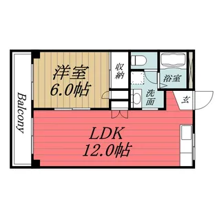 千葉県東金市東金【マンション】の間取り