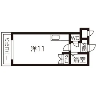 キャンパスビレッジ【4階】の間取り