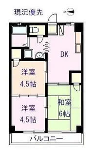 プレステージ赤坂【1階】の間取り