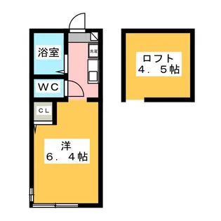 ラ・リューヌ・マツダ【1階】の間取り