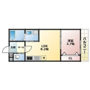 ALEGRIA姫路京口【3階】の間取り